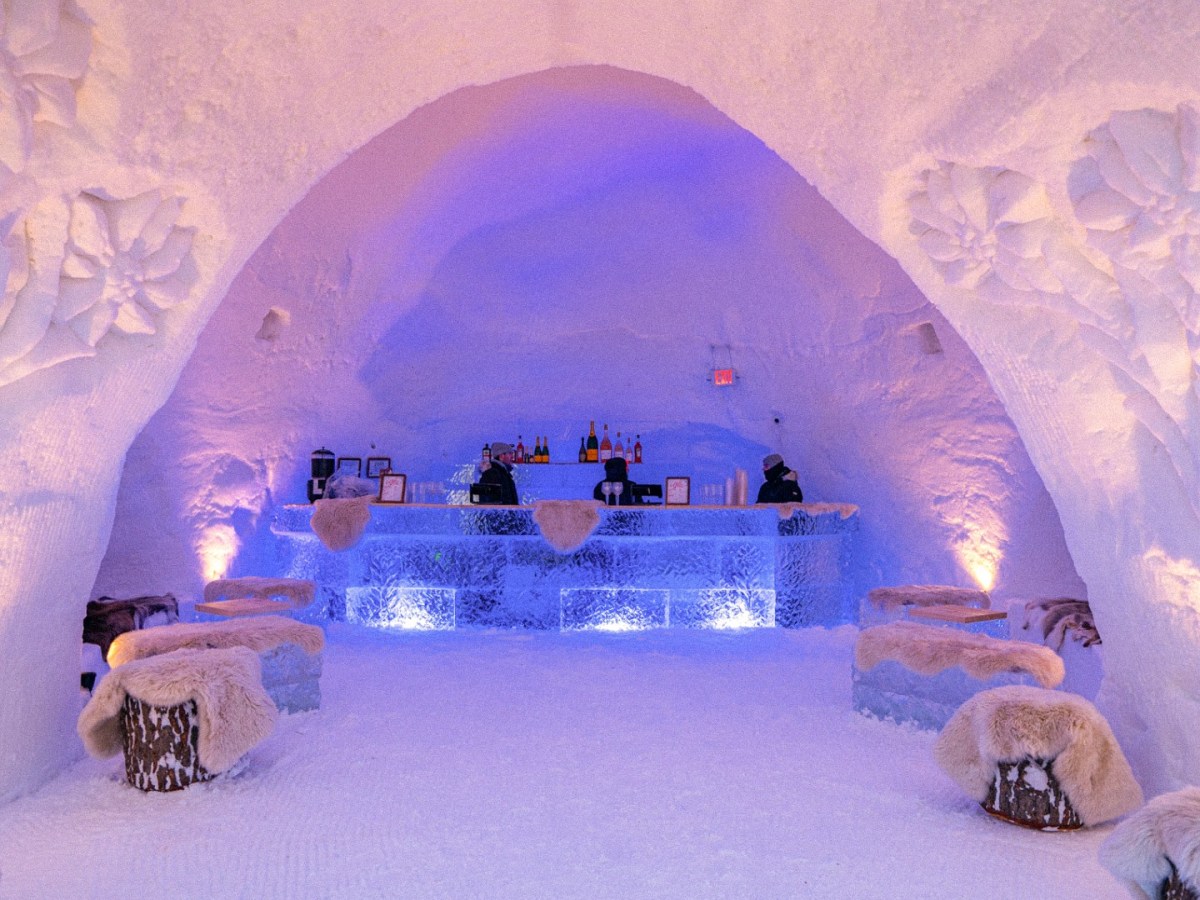 An igloo bar