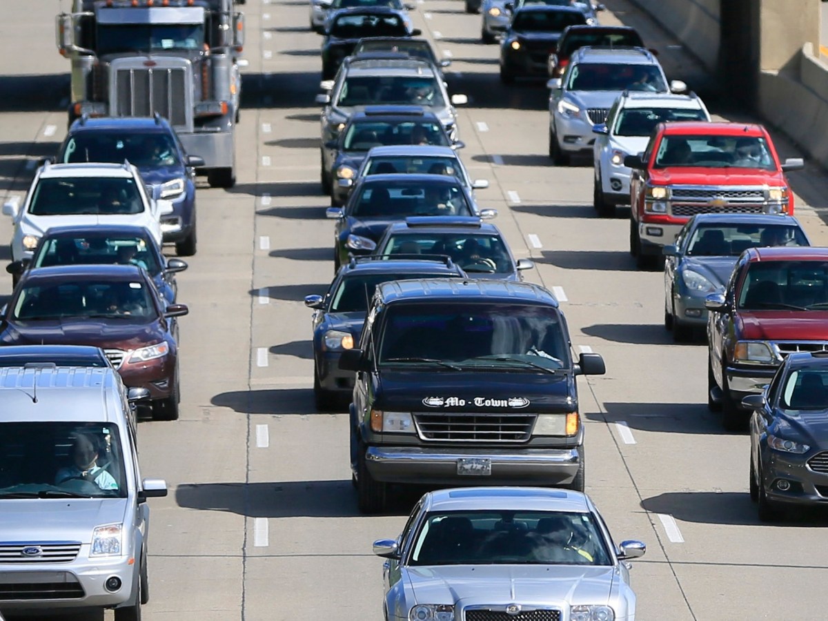cars on highway in michigan
