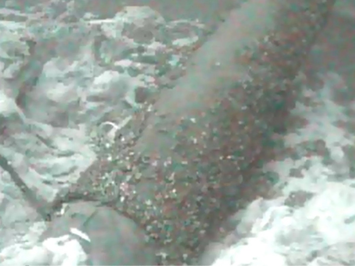 An underwater pipeline