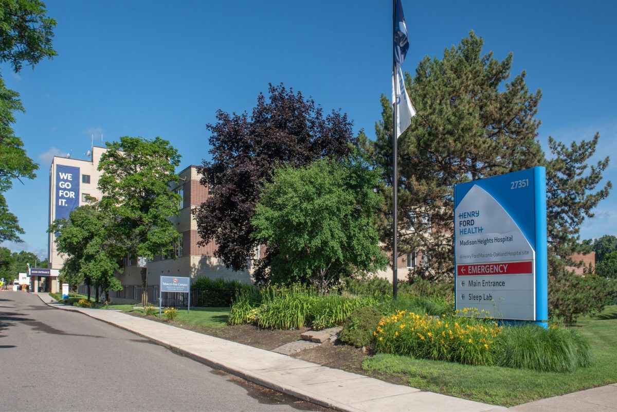 exterior of Henry Ford Madison Heights Hospital