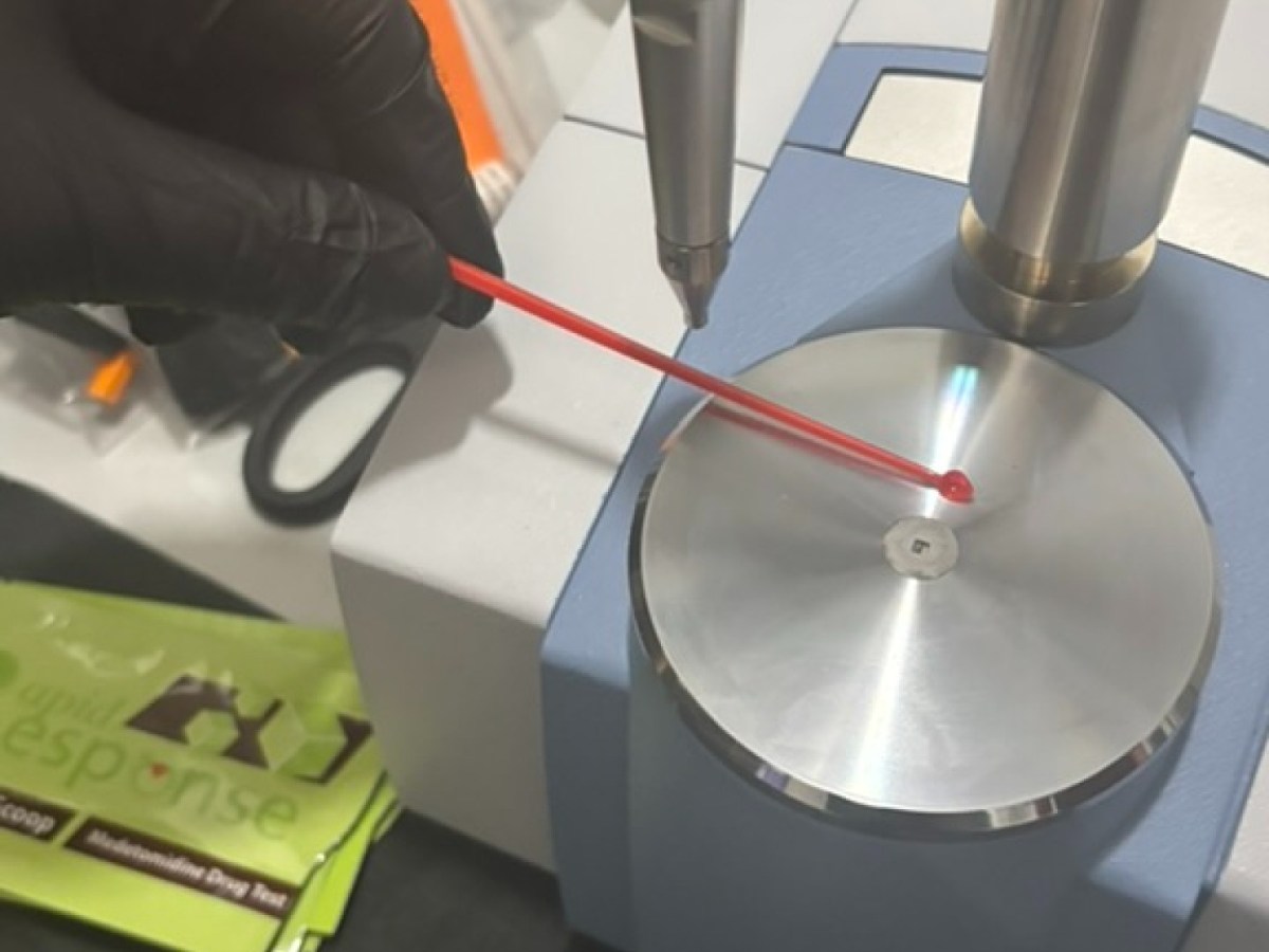 Drugs tested on a spectrometer
