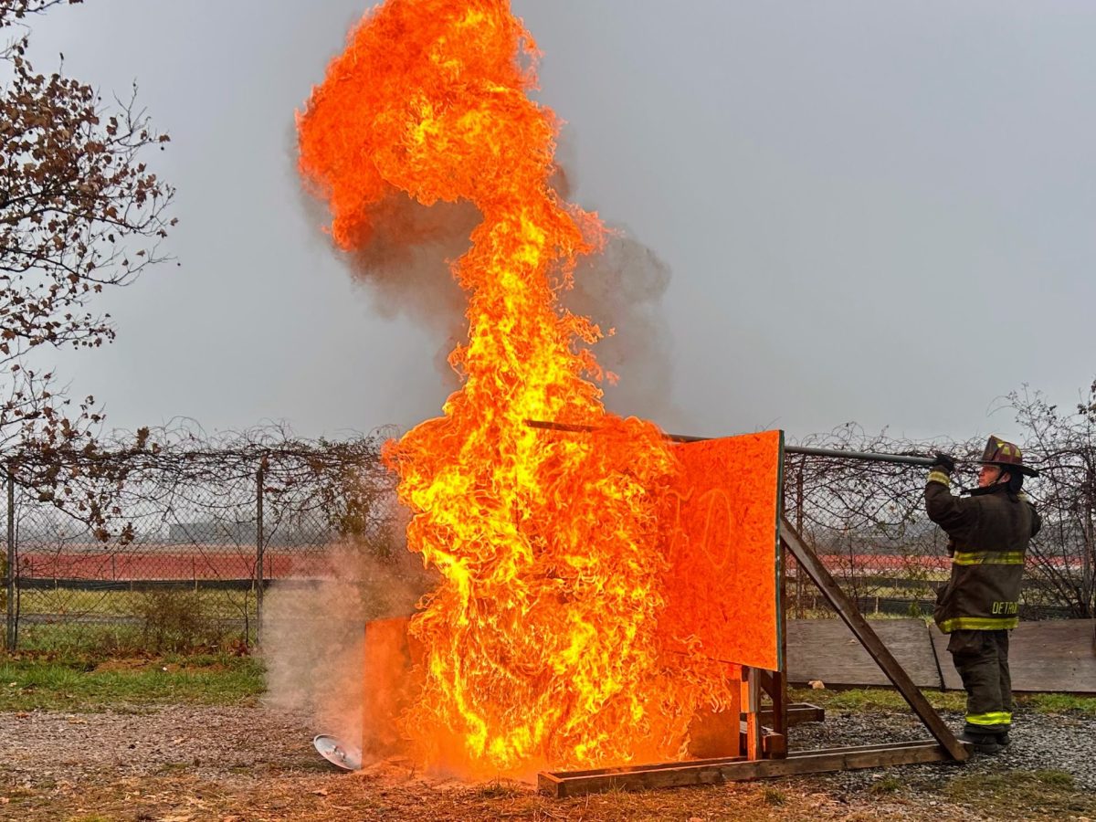 Detroit fire turkey demonstration