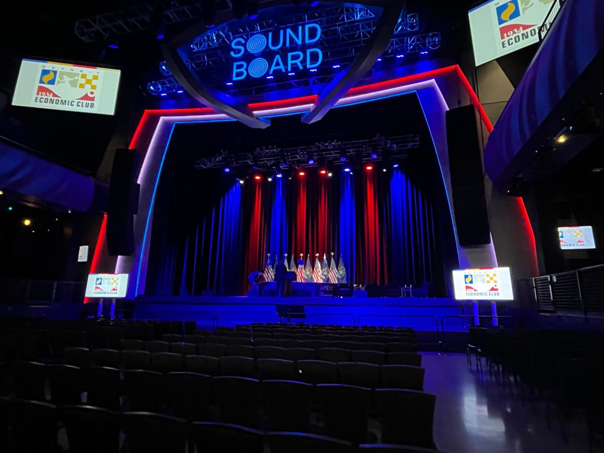 MotorCity Casino Sound Board theatre