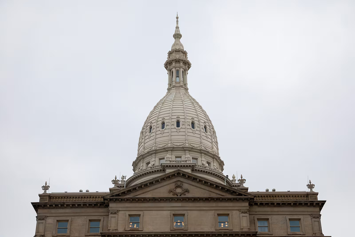 The Michigan State Capitol in Lansing.
