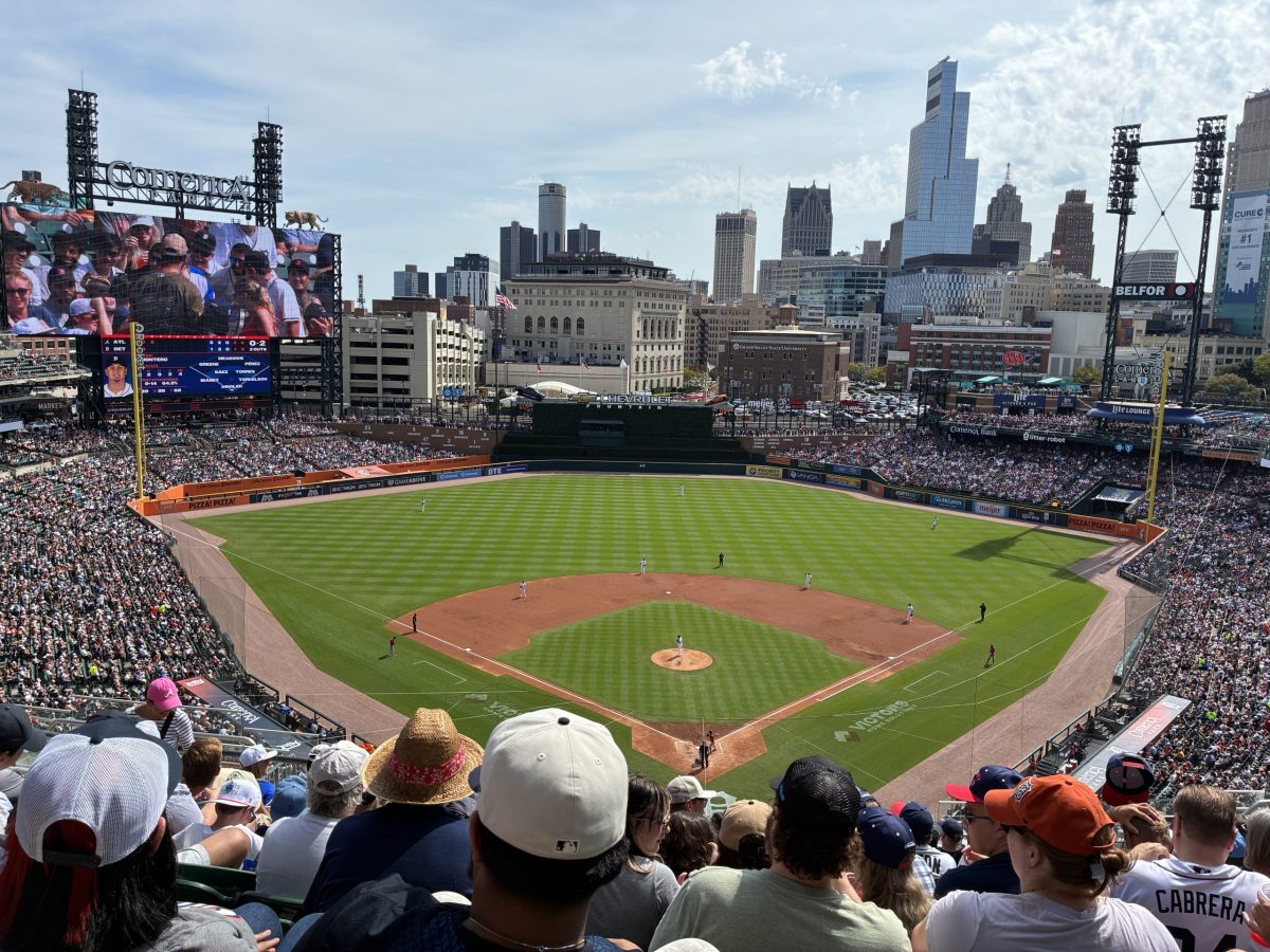 Comerica Park in Detroit, Michigan. 