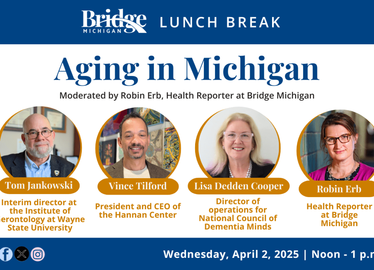 Aging in Michigan graphic.